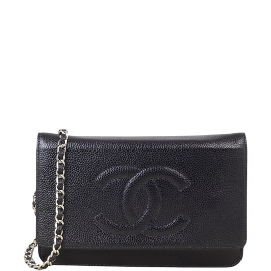 Chanel Timeless Wallet on Handbag Black Mini Crossbody Bag