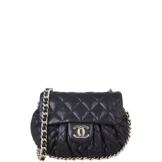 Chanel Chain Around Bag Quilted Black Crossbody Bag