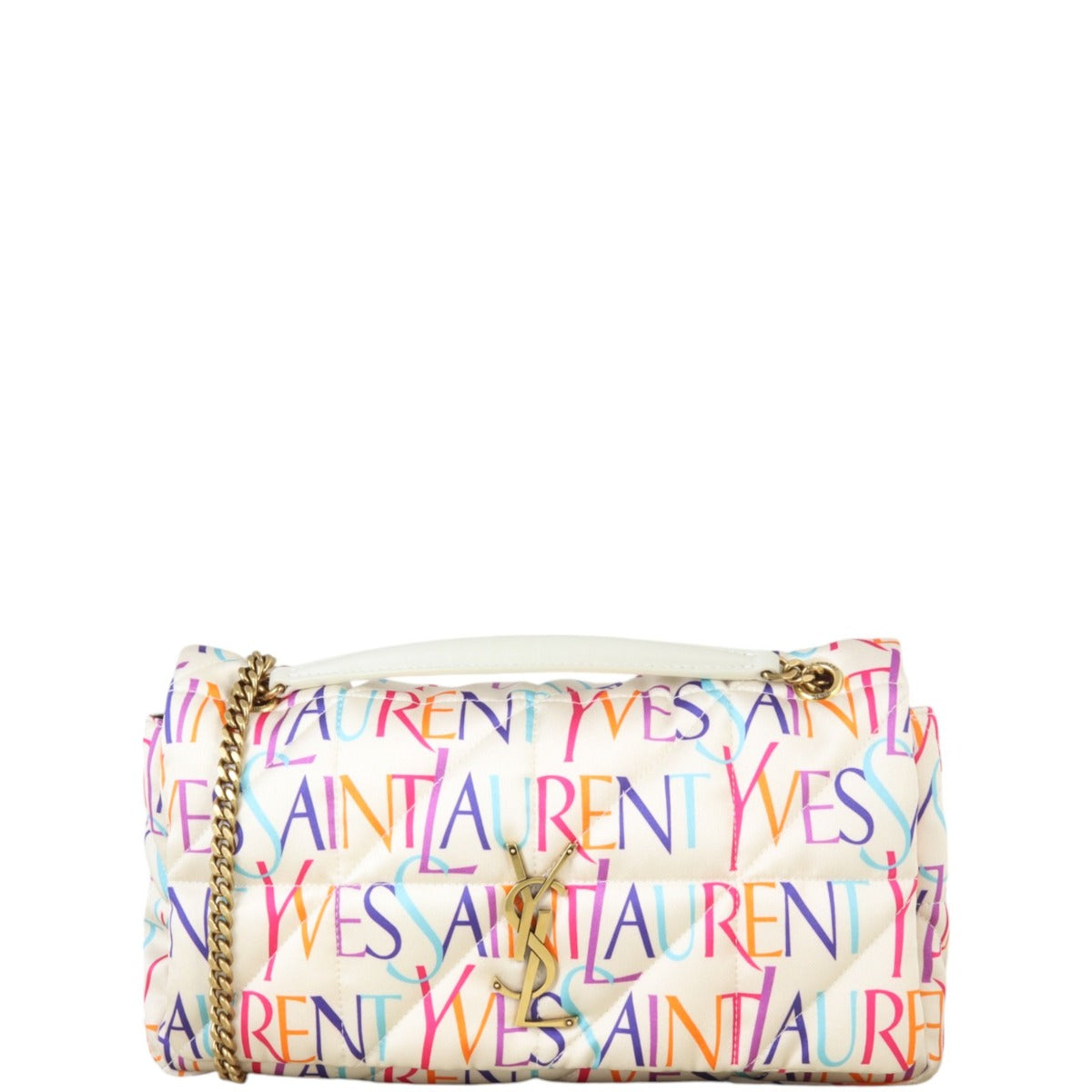 YSL Saint Laurent Jamie Bag Multicolour Satin Medium Travel Bag