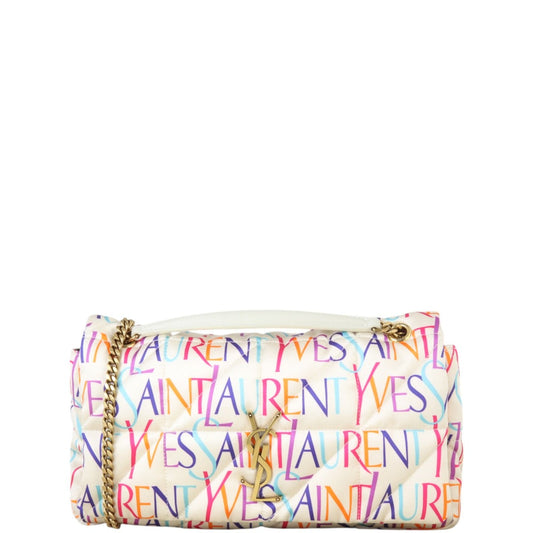 YSL Saint Laurent Jamie Bag Multicolour Satin Medium Travel Bag