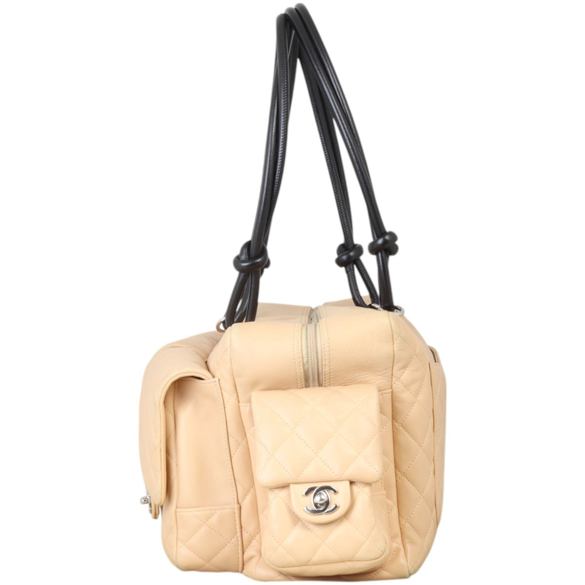 Chanel Ligne Cambon Reporter Bag Quilted Large Shoulder Bag