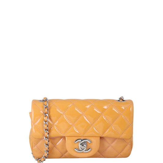 Chanel Classic Extra Rectangular Bag Patent Mini Crossbody Bag