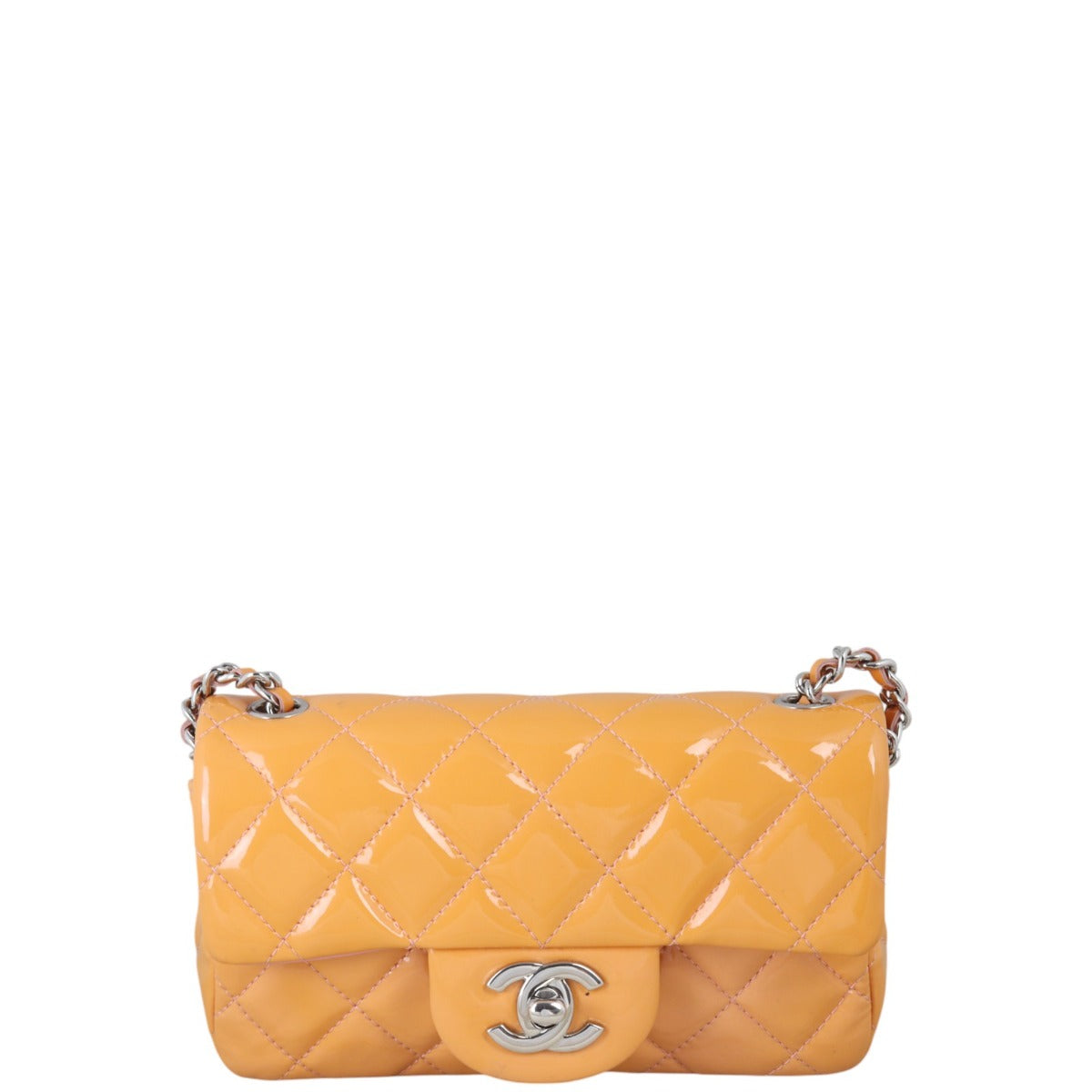 Chanel Classic Extra Rectangular Bag Patent Mini Crossbody Bag