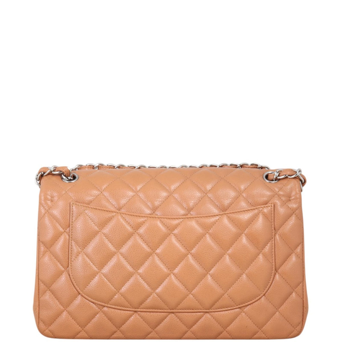 Chanel Classic Double Jumbo Handbag Quilted Brown Crossbody Bag Jumbo 14012025