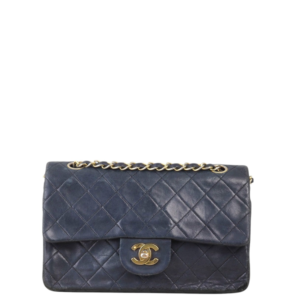 Chanel Classic Double Handbag Quilted Small Crossbody Bag