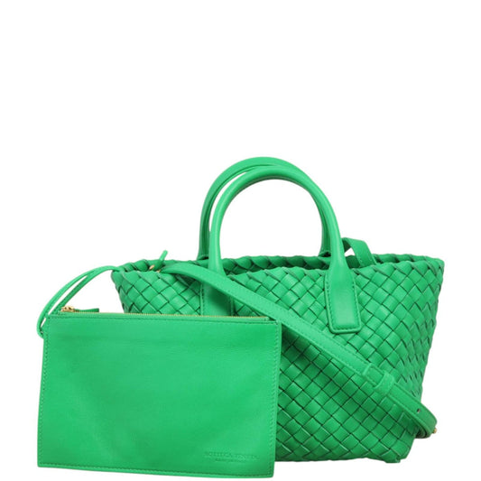 Bottega Veneta Intrecciato Cabat Tote Mini Crossbody Bag