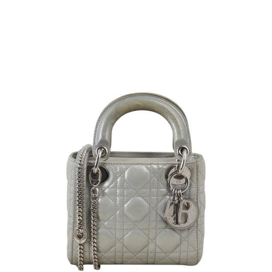 Dior Lady Iridescent Handbag Mini Travel Bag