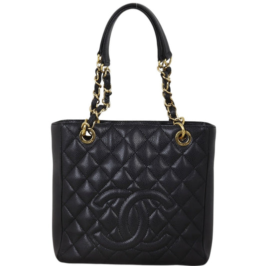 Chanel Petite Shopping Tote Quilted Shoulder Bag