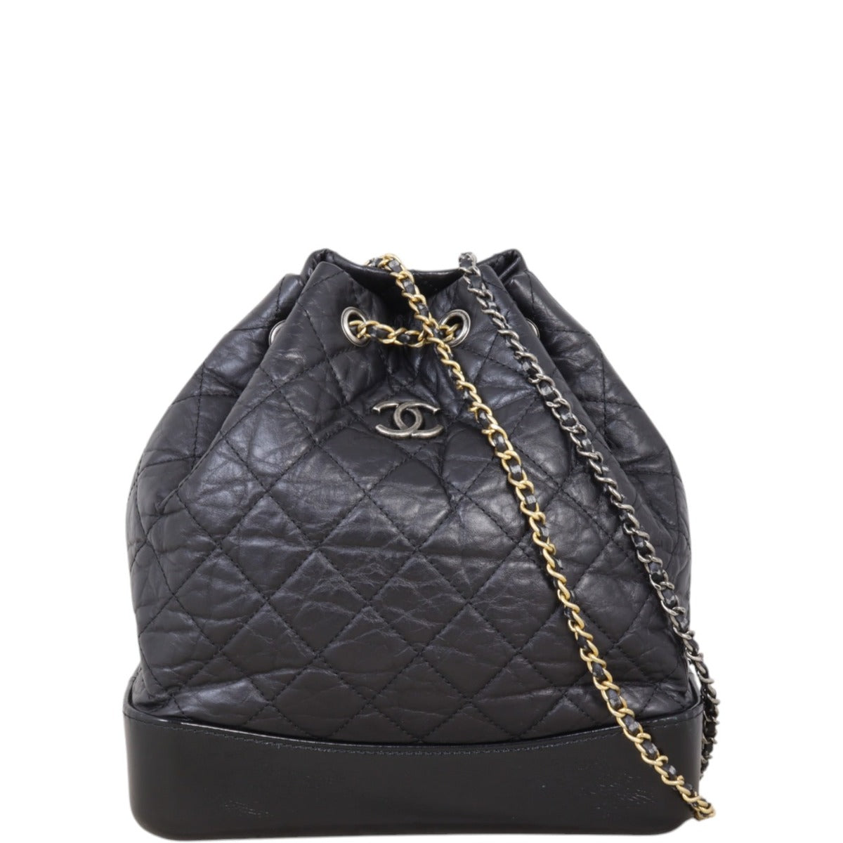 Chanel Gabrielle Backpack Quilted Black Medium 14022025