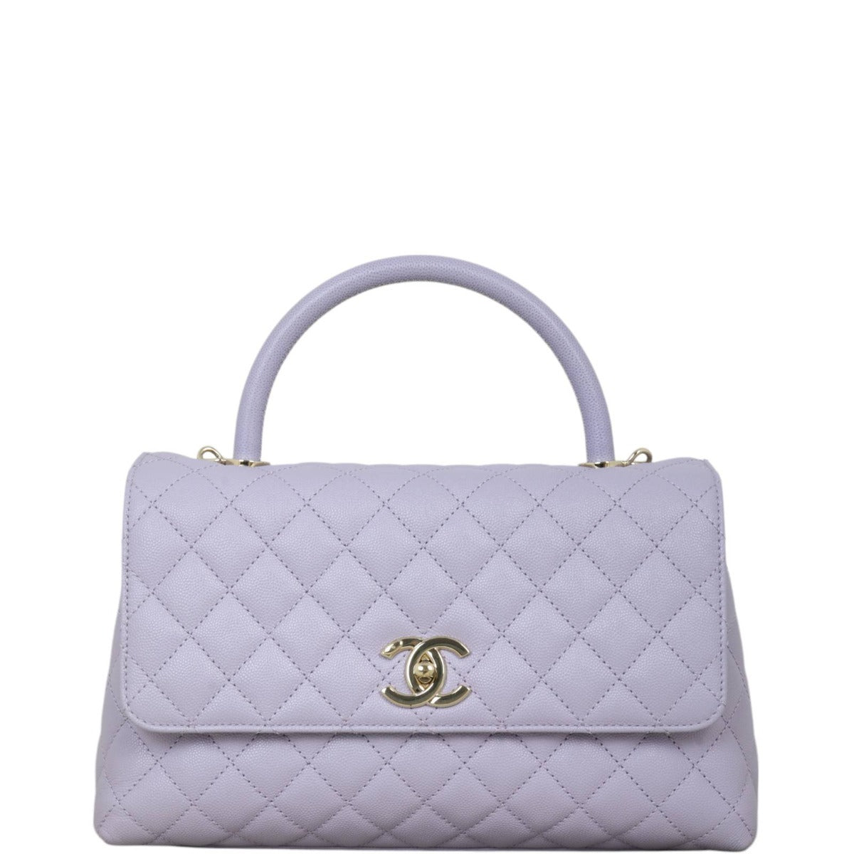 Chanel Coco Top Handle Bag Quilted Medium Crossbody Bag