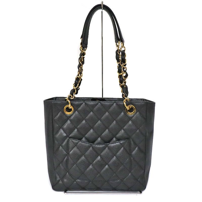 Chanel Tote Bag Series Hardware Black Gold