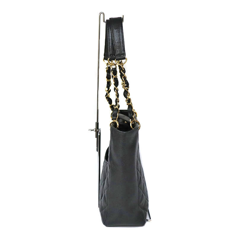 Chanel Tote Bag Series Hardware Black Gold