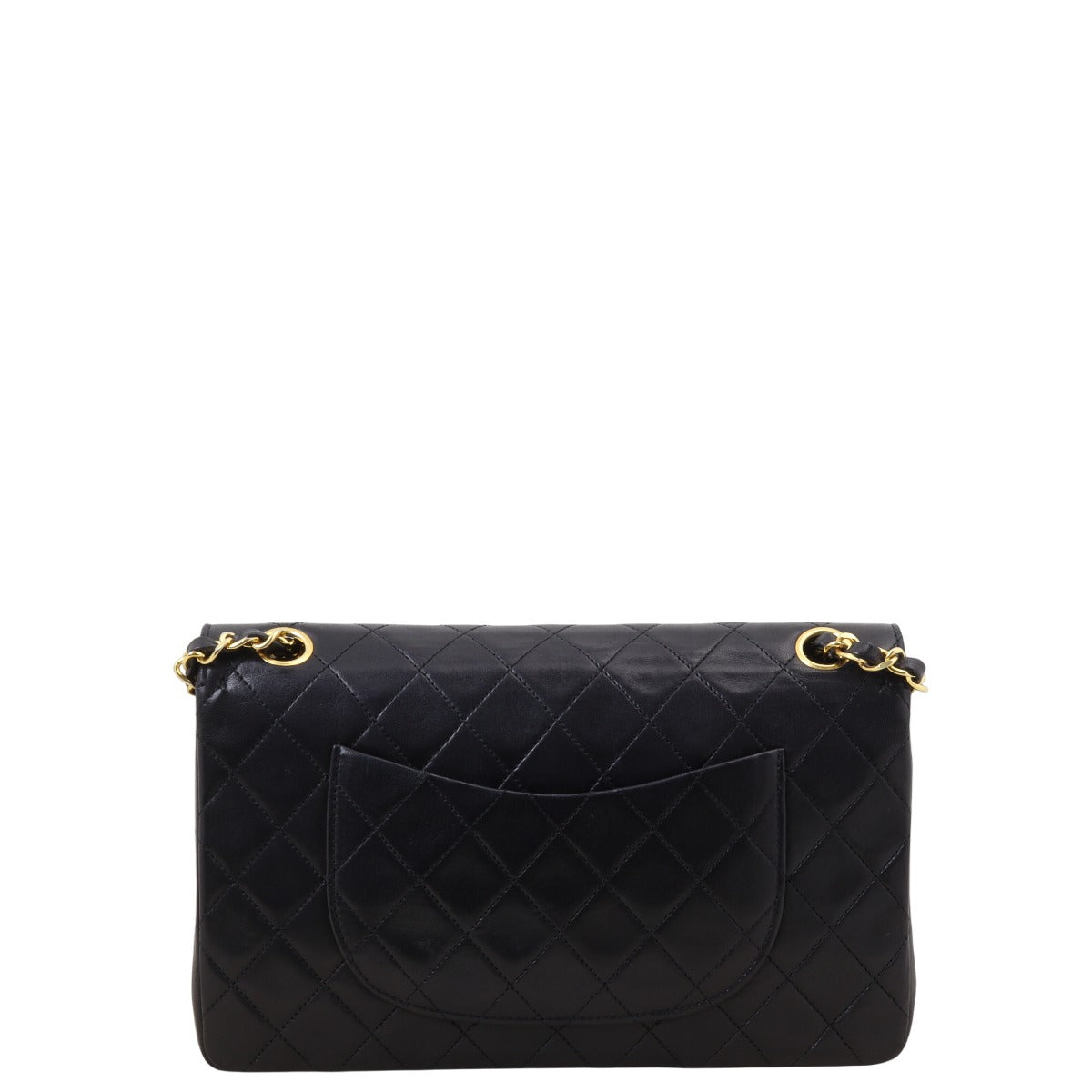 Chanel Classic Double Flap Handbag Quilted Black Crossbody Bag 26Cm 21022025