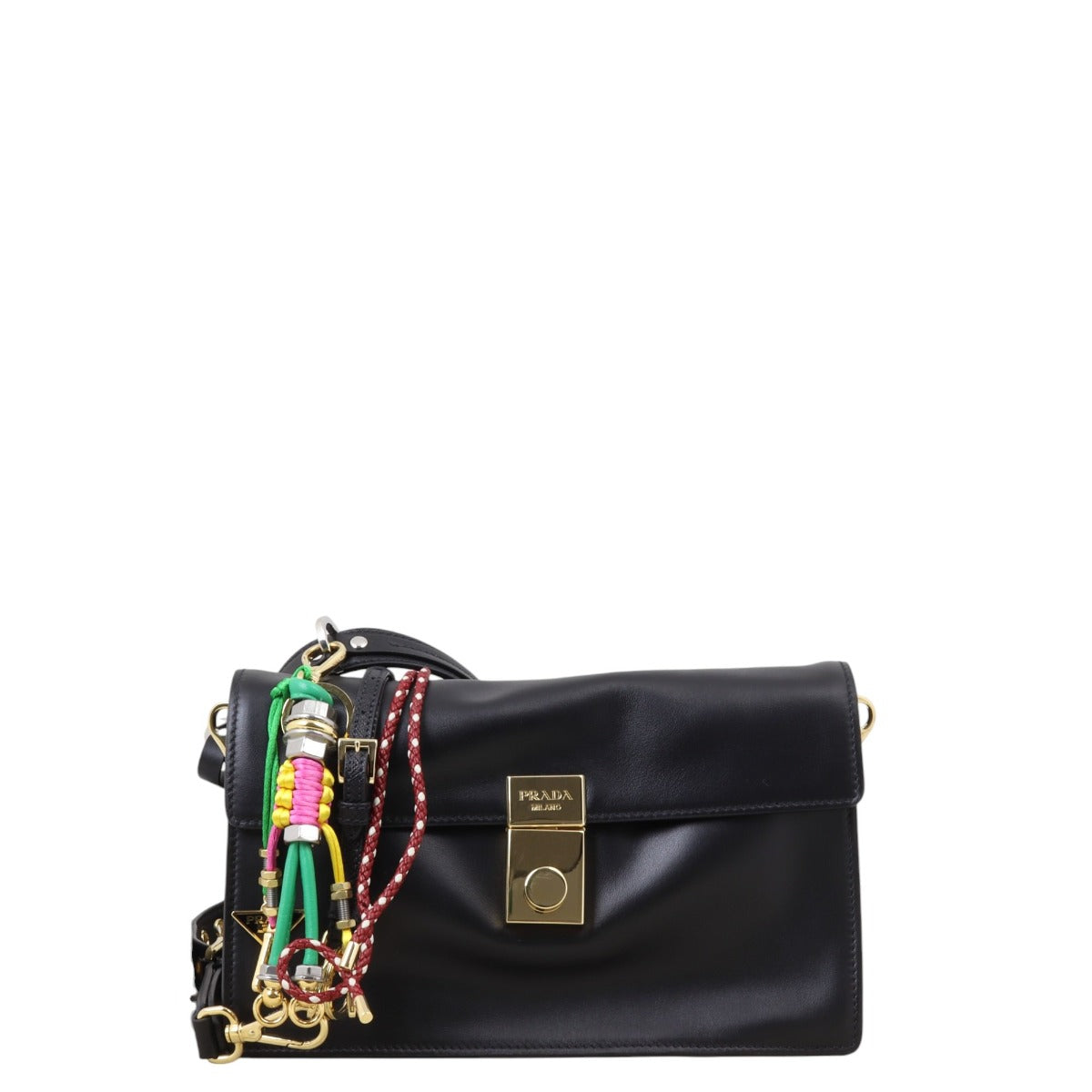 Prada Soft Sound Shoulder Bag Leather Small