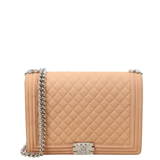 Chanel Boy Handbag Quilted Large Crossbody Bag