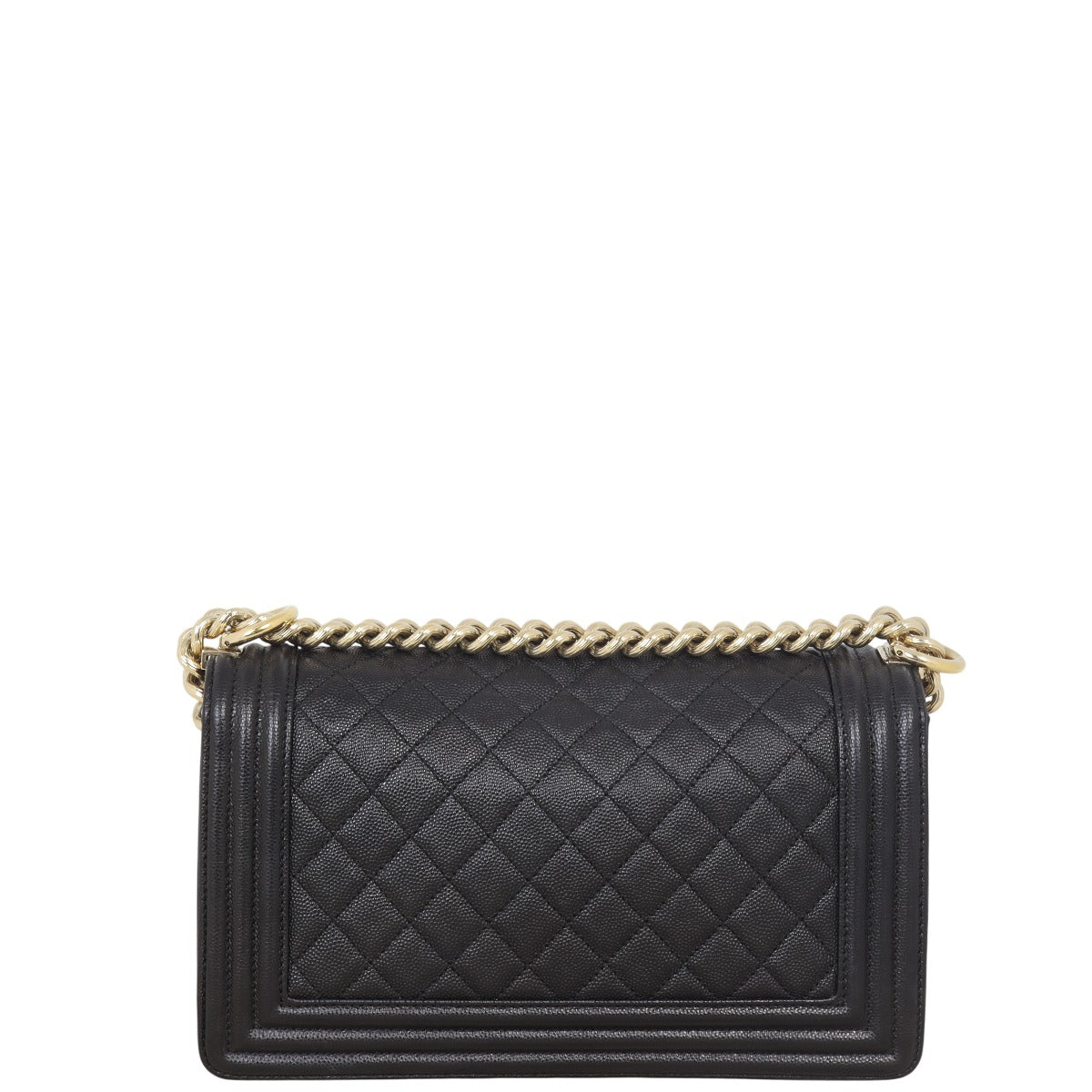 Chanel Boy Old Handbag Quilted Black Crossbody Bag Medium 26032025