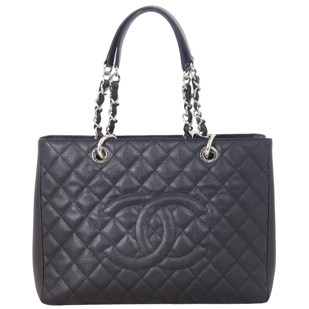 Chanel Grand Shopping Tote Quilted Black Shoulder Bag Tote 27032025