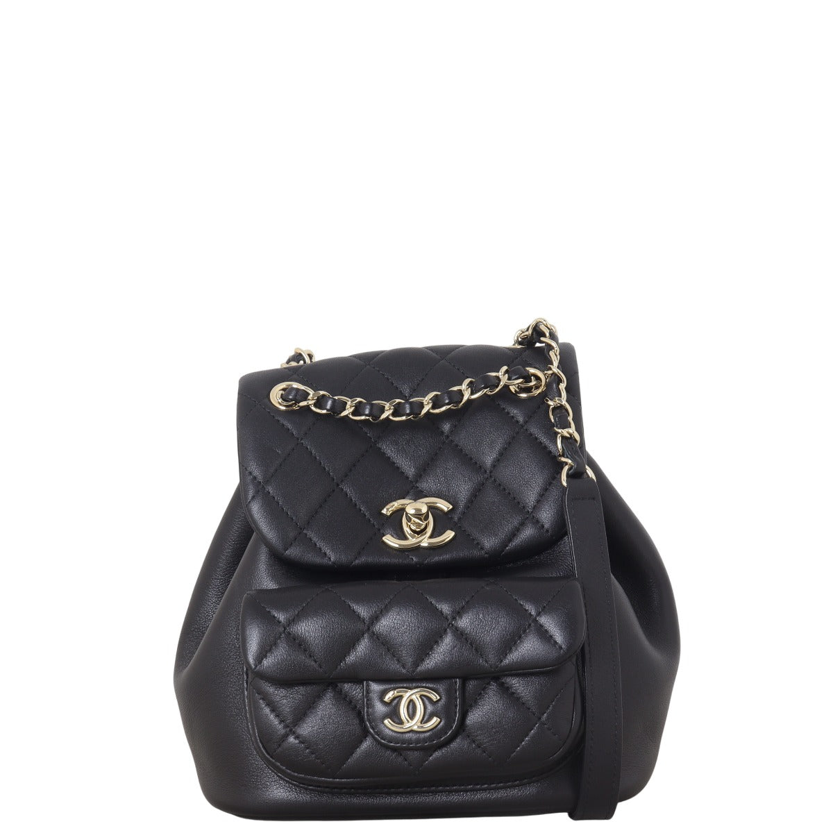 Chanel Duma Backpack Quilted Black Mini 01042025