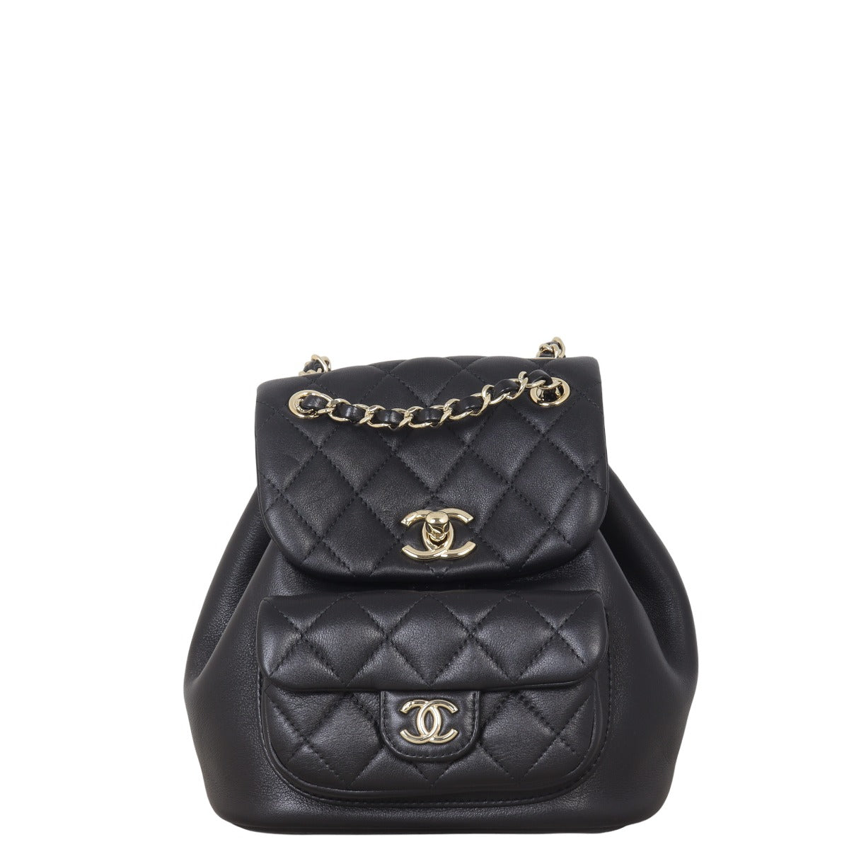 Chanel Duma Backpack Quilted Black Mini 01042025