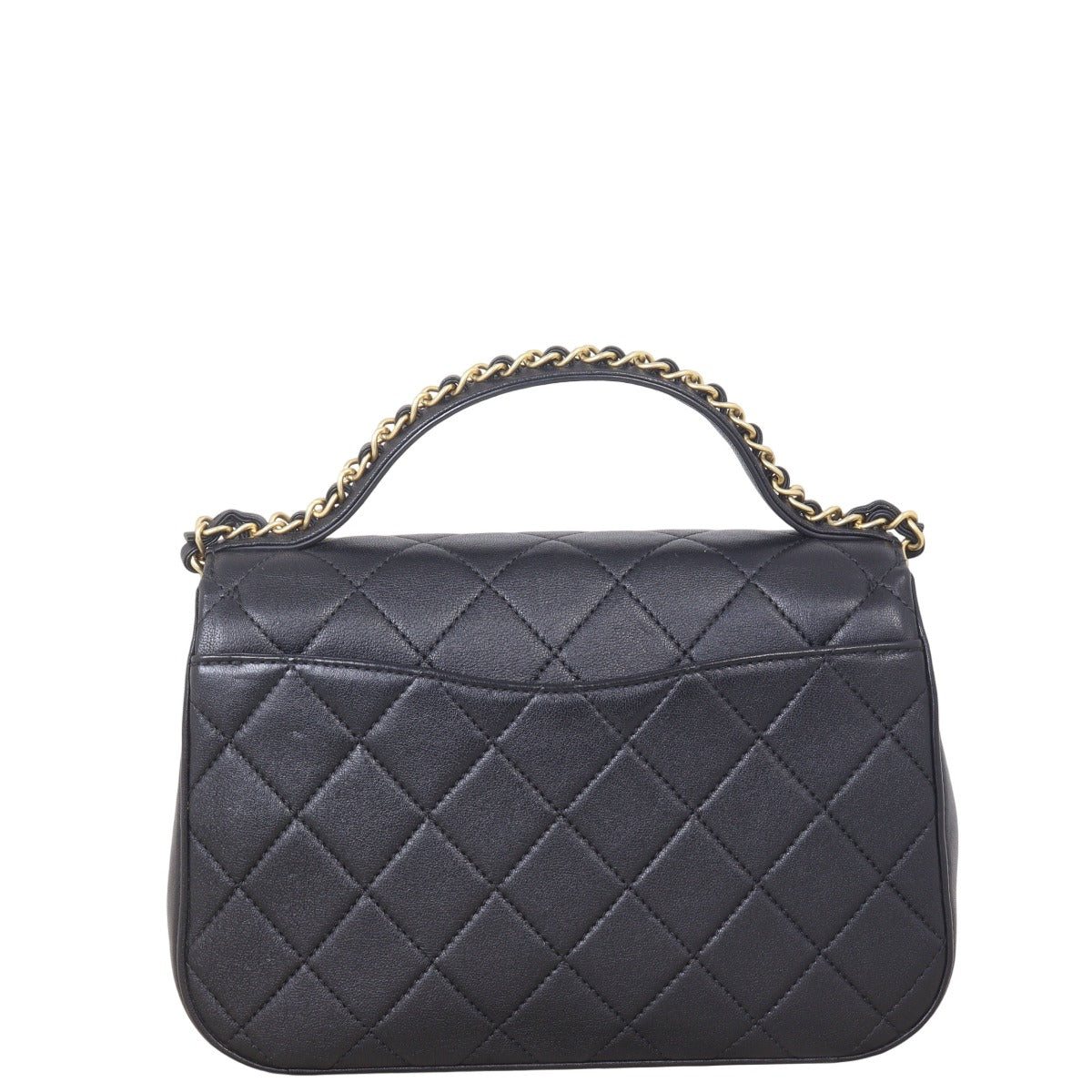Chanel 19 Infinity Chain Top Handle Quilted Black Crossbody Bag