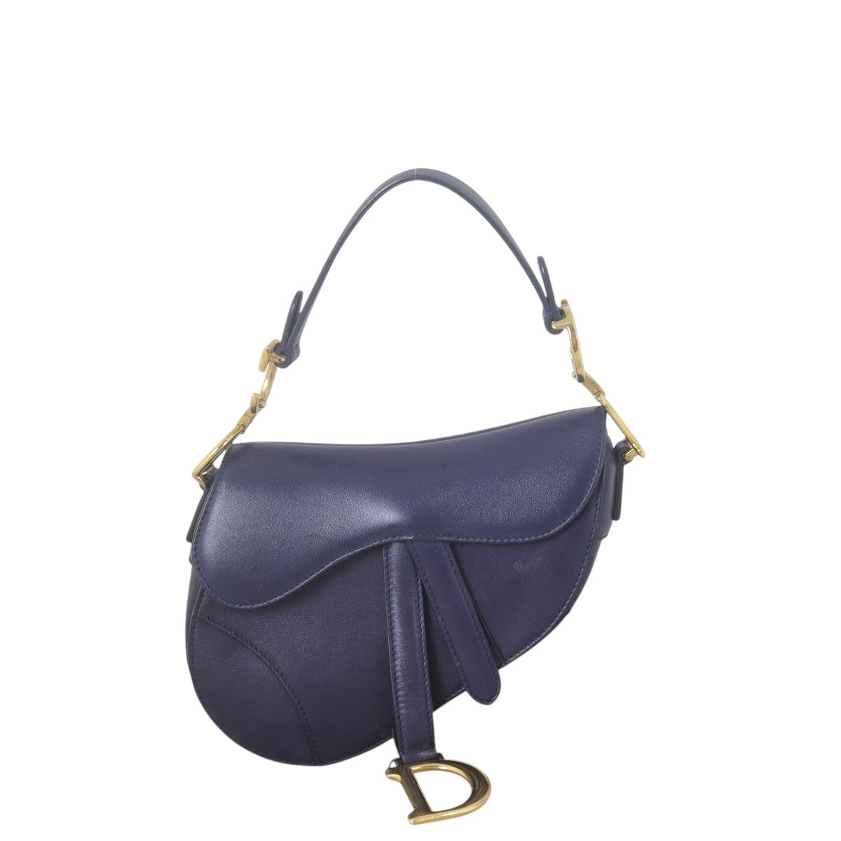 Dior Saddle Bag With Embroidered Strap Mini Travel Bag