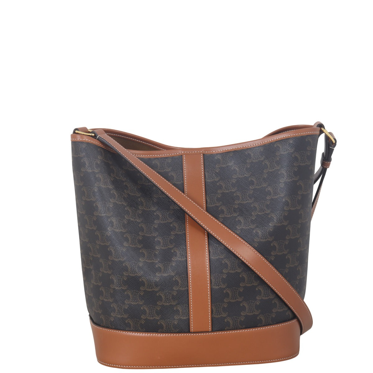 Celine Triomphe Bag Medium Bucket Bucket Bag