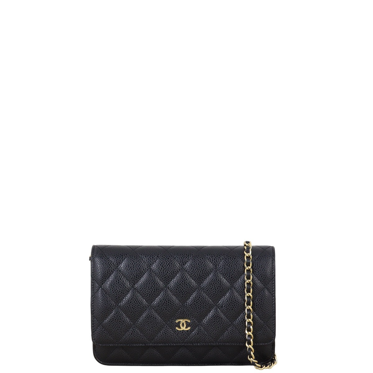 Chanel Classic Wallet on Handbag Quilted Chain Crossbody Bag