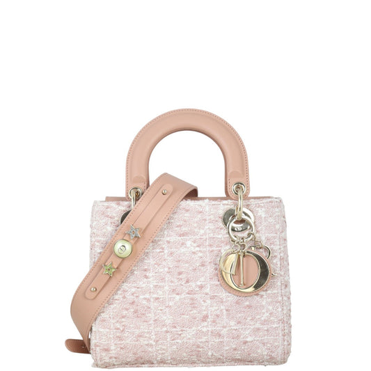Dior Lady My Abc Tweed Handbag Small Travel Bag