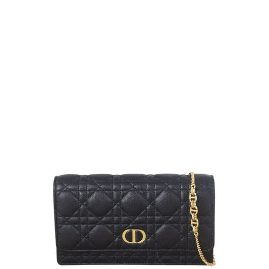 Dior Crossbody Bag Caro Pouch Chain Shoulder Bag