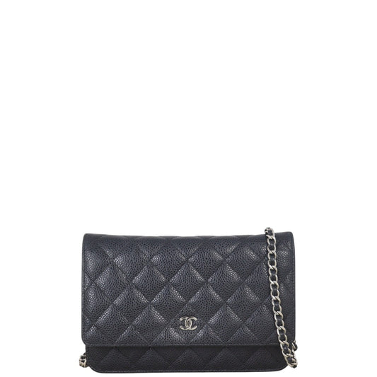 Chanel Classic Wallet on Handbag Quilted Black Crossbody Bag 1 07052025