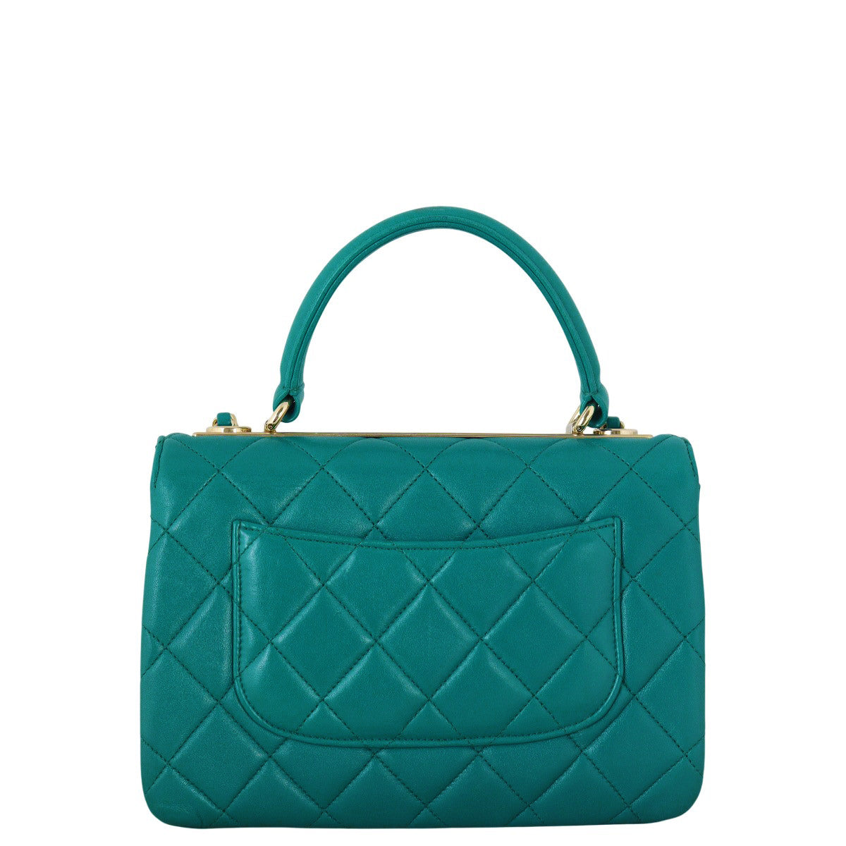 Chanel CC Trendy Handbag Quilted Green Shoulder Bag