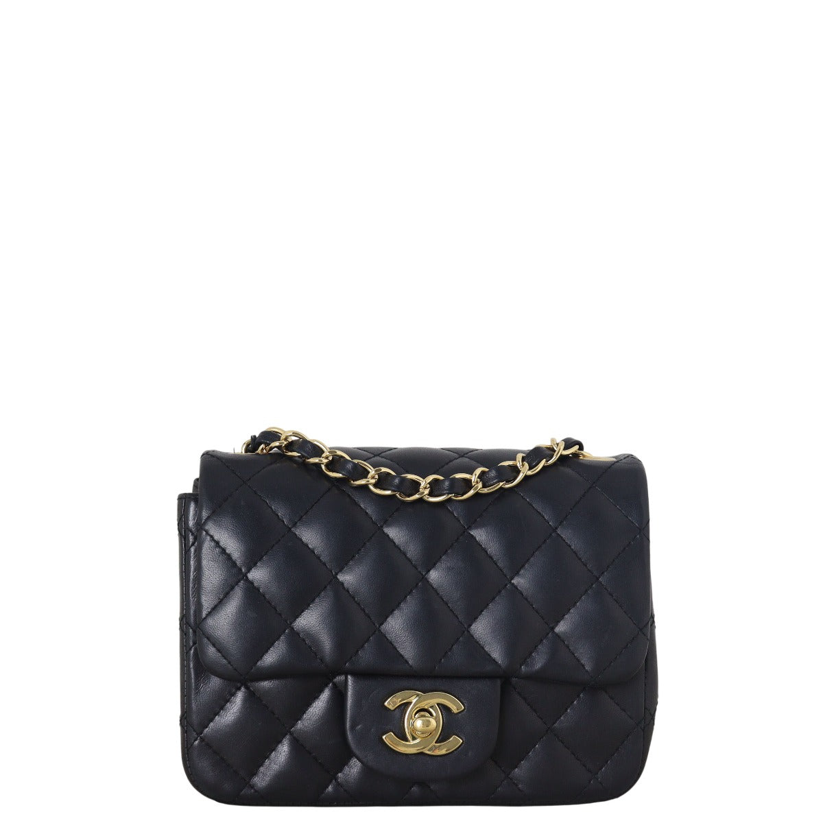 Chanel Classic Flap Square Bag Quilted Black Crossbody Bag