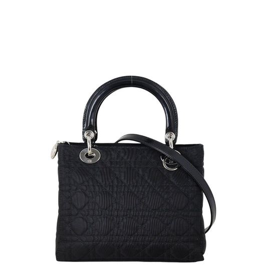 Dior Lady Handbag Nylon Medium Travel Bag