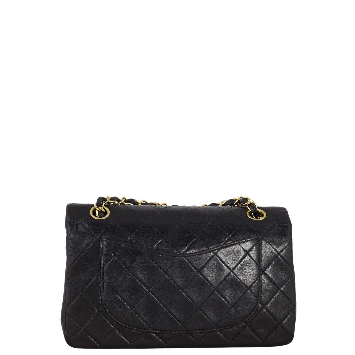 Chanel Classic Double Flap Handbag Quilted Black Crossbody Bag Small 11062025