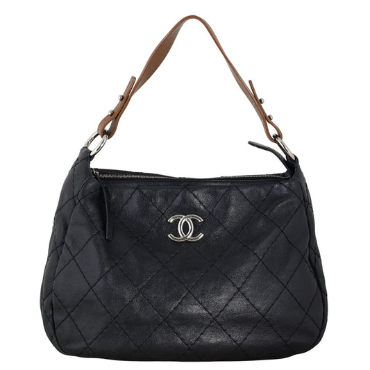 Chanel On The Road Hobo Black Shoulder Bag