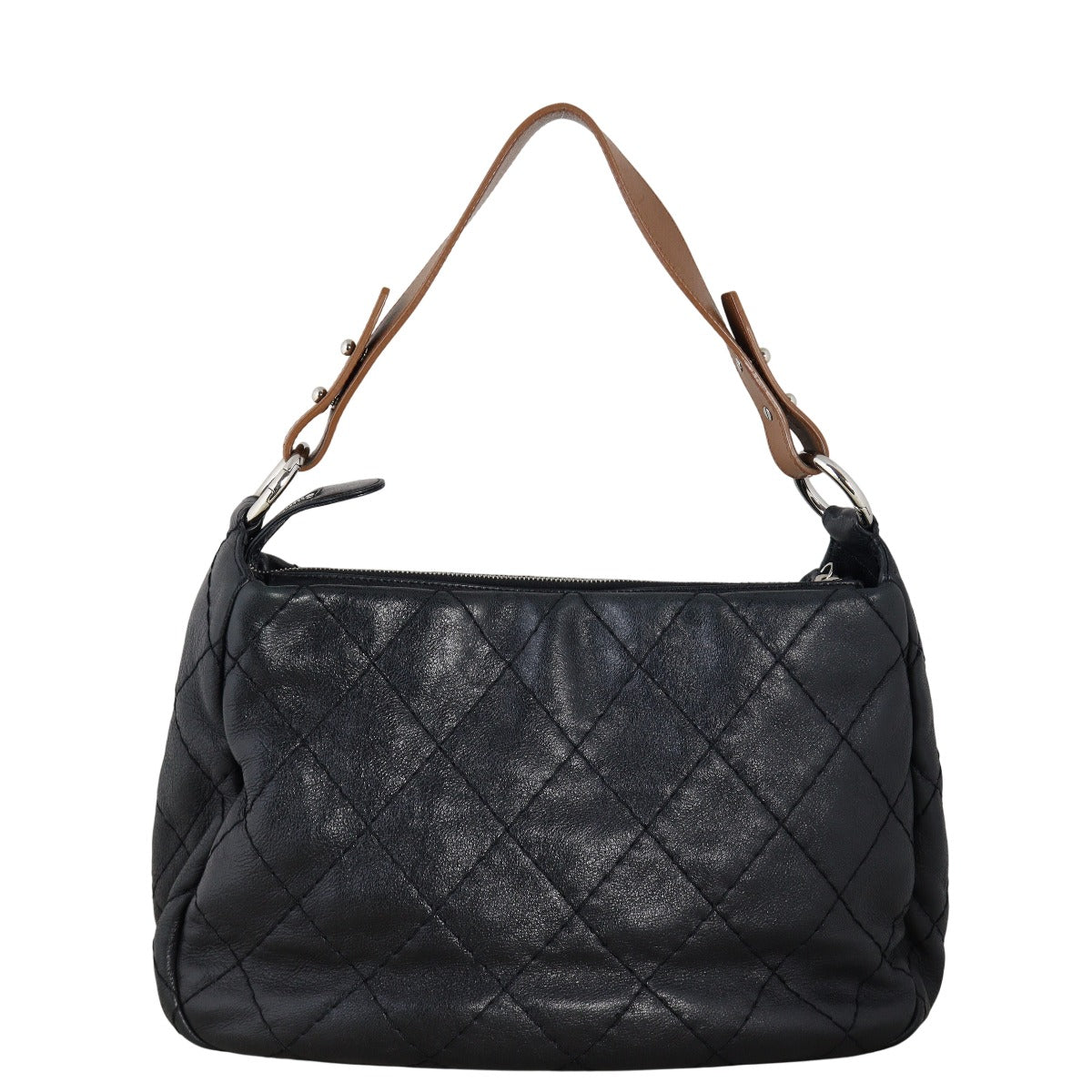 Chanel On The Road Hobo Black Shoulder Bag