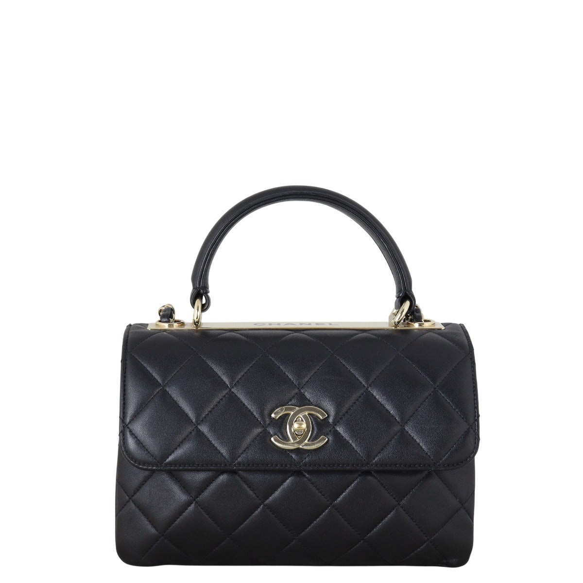Chanel CC Trendy Handbag Quilted Black Crossbody Bag Small 03072025