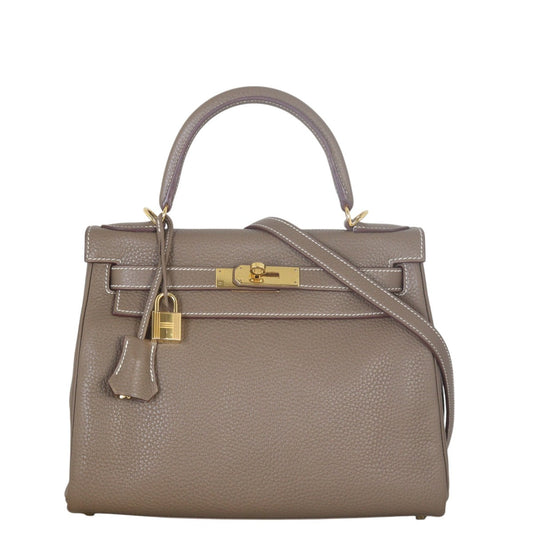 Hermes Kelly Retourne Clemence Handbag Travel Bag