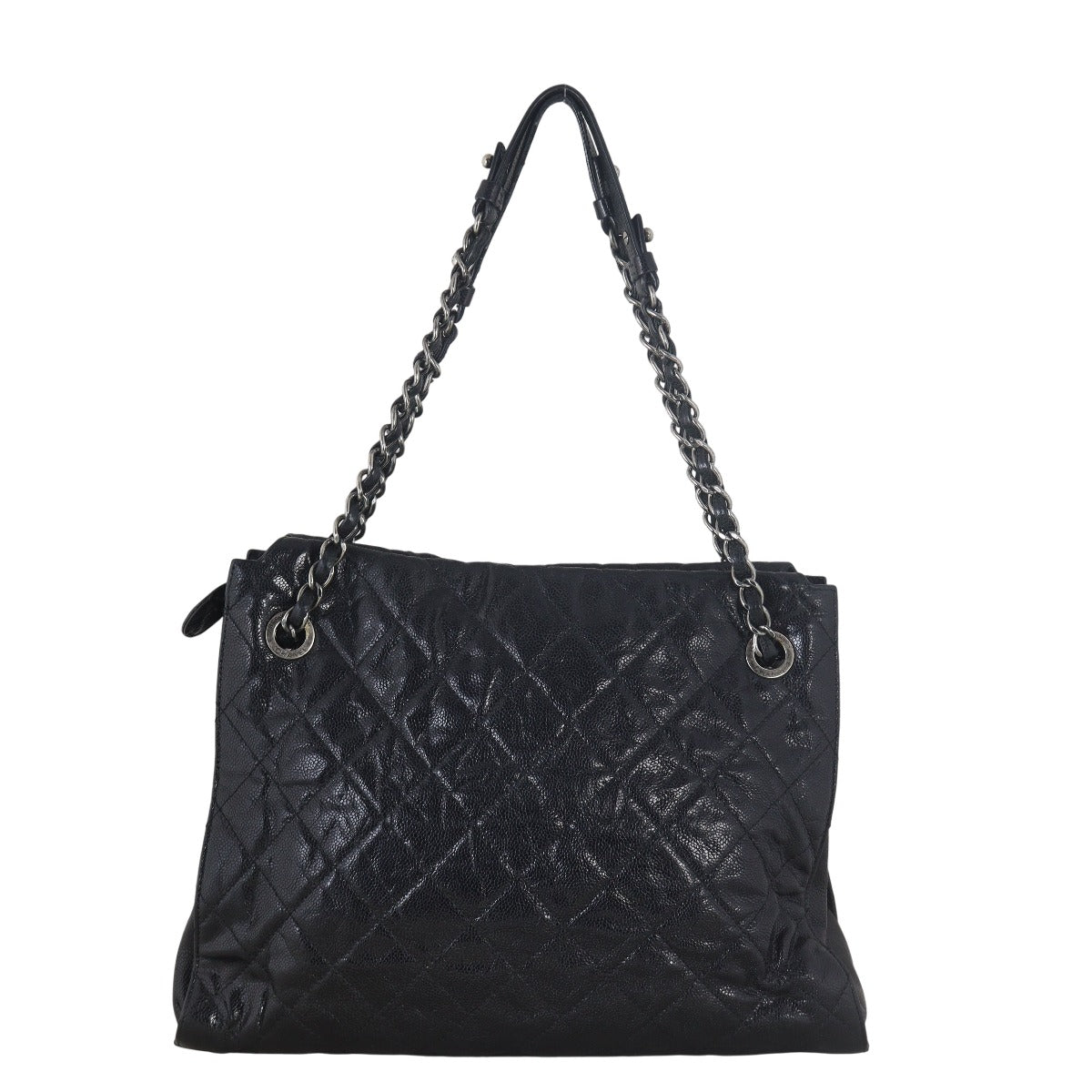 Chanel CC Crave Tote Quilted Black Shoulder Bag