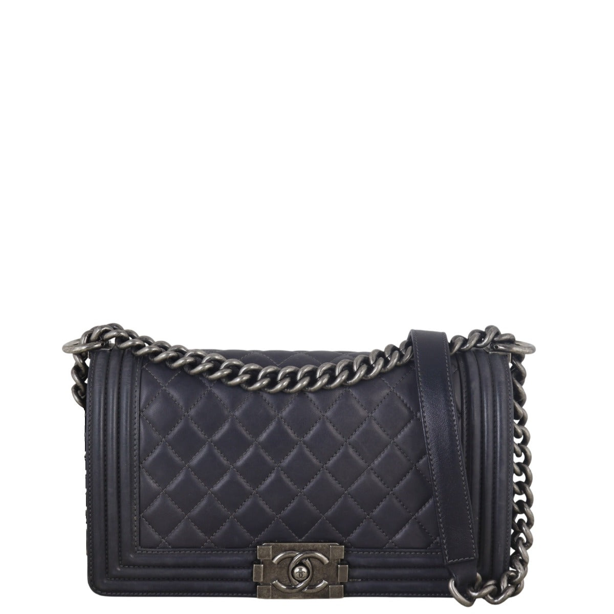 Chanel Boy Old Handbag Quilted Medium Crossbody Bag