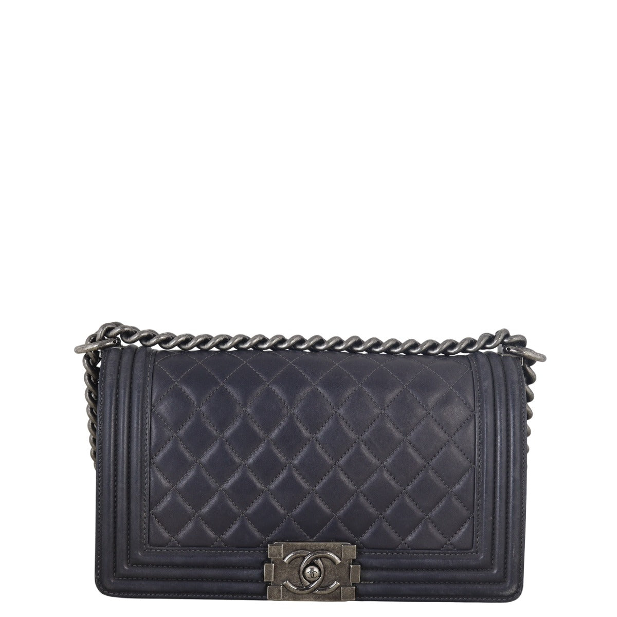 Chanel Boy Old Handbag Quilted Medium Crossbody Bag