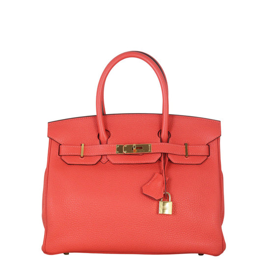 Hermes Birkin Clemence Handbag Travel Bag Pivoine 28072025