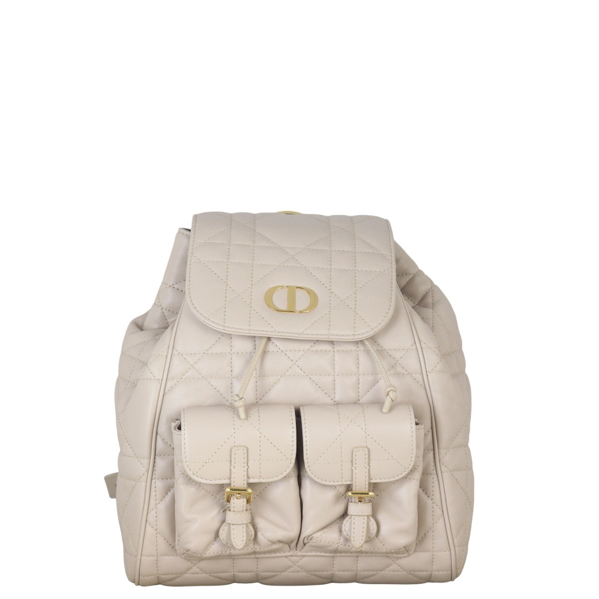 Dior Caro Backpack Handbag Medium