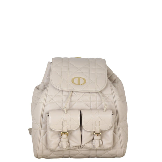Dior Caro Backpack Handbag Medium