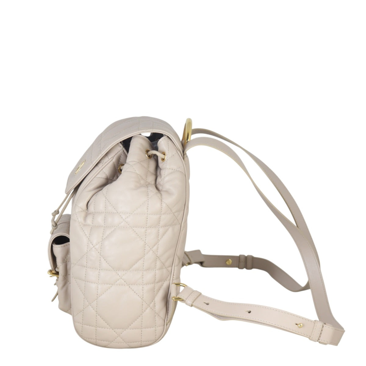 Dior Caro Backpack Handbag Medium