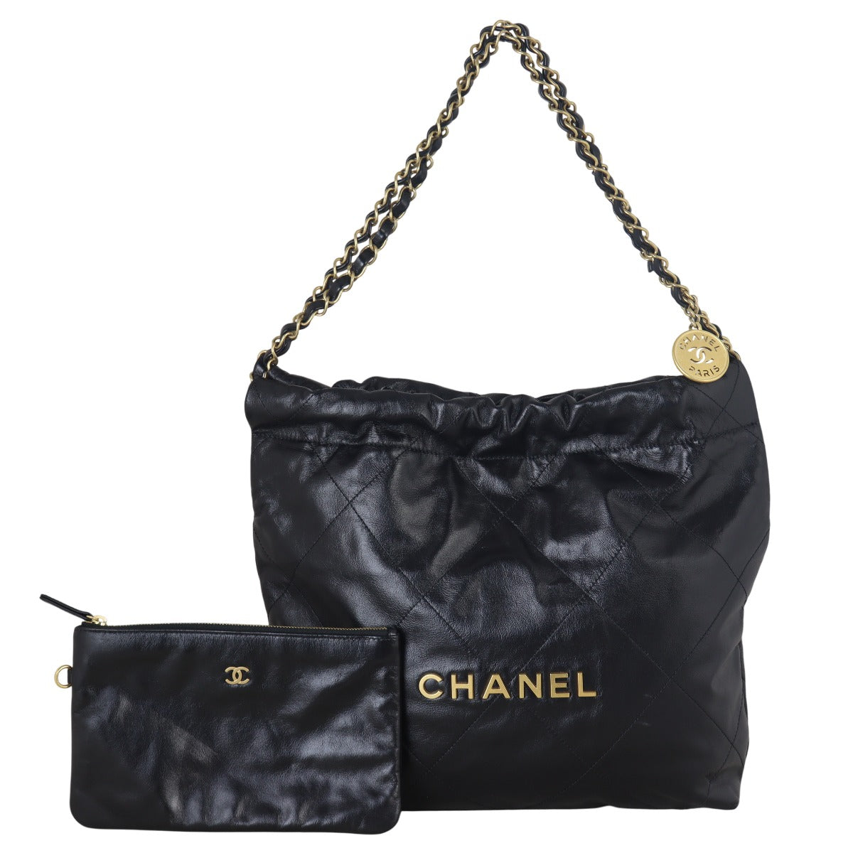Chanel 22 Hobo Black Small Shoulder Bag Medium 31072025