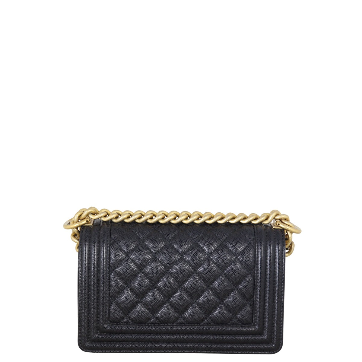 Chanel Boy Handbag Quilted Black Crossbody Bag