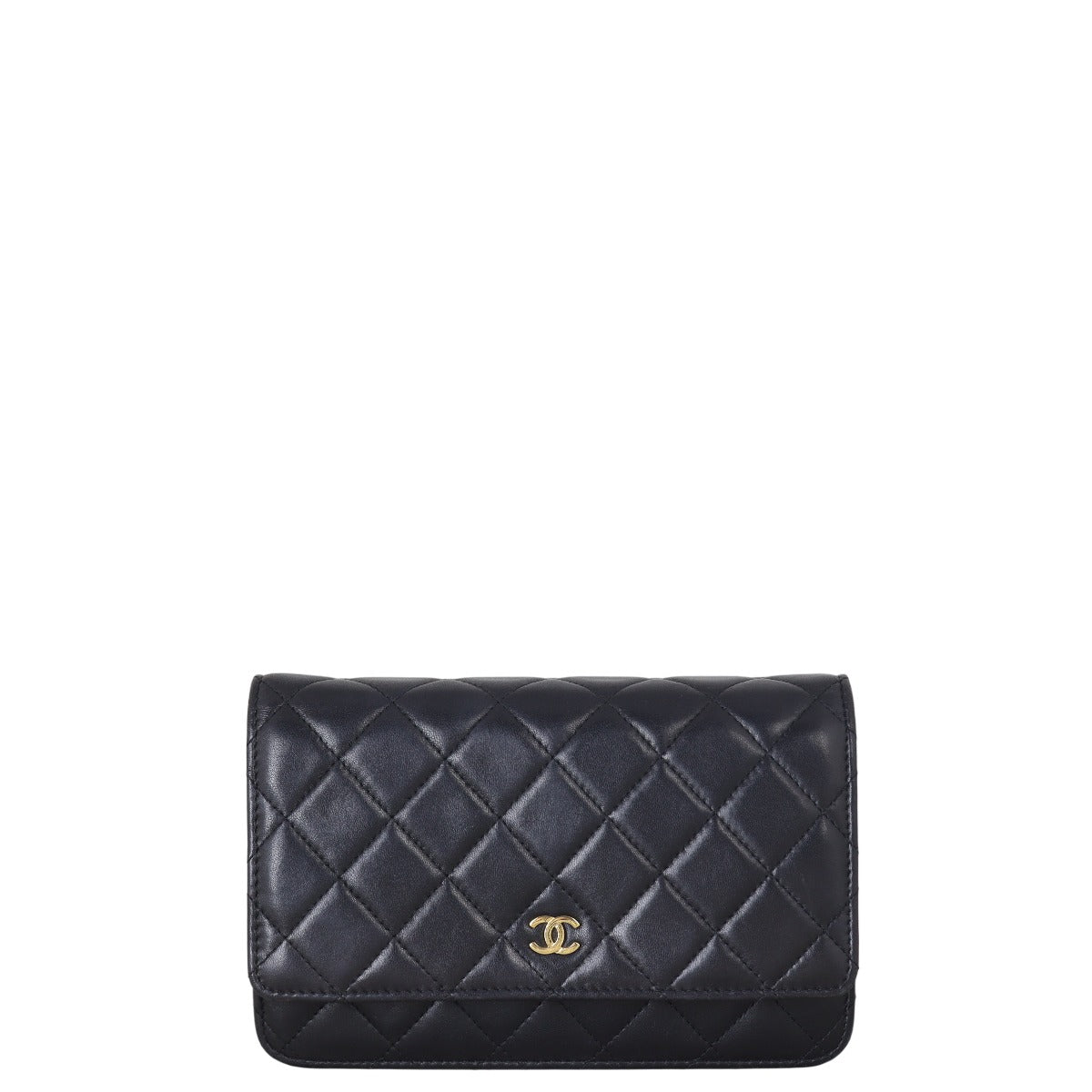 Chanel Classic Wallet on Handbag Quilted Black Crossbody Bag 1 14082025