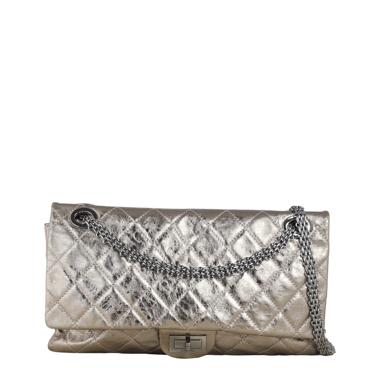 Chanel 2.55 Reissue 226 Double Bag Quilted Flap Shoulder Bag