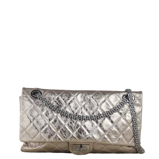 Chanel 2.55 Reissue 226 Double Bag Quilted Flap Shoulder Bag